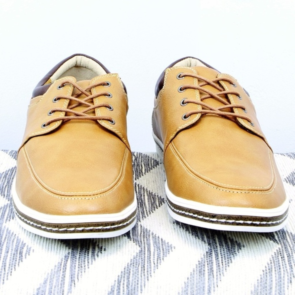 Mens "Klein" Tan Fashion Sneakers - Picture 2 of 8